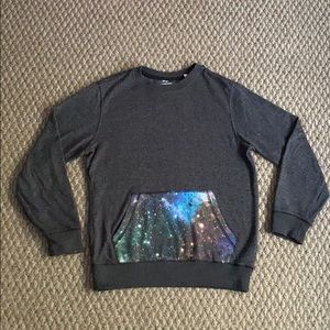 galaxy crewneck